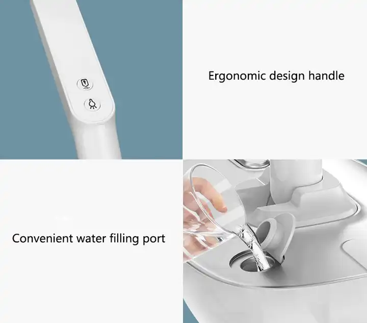 Cordless Electric Spin Mop – 400ml Dual-Pad Wet & Dry Floor Cleaner | Portable Rechargeable Household Mop with Microfibre Pads (60-Min Runtime)