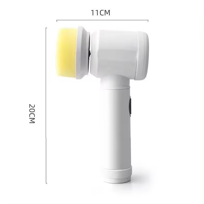 Cepillo de limpieza eléctrico giratorio 5 en 1 – Resistente al agua IPX6, 17000 RPM | Cepillo mágico recargable por USB para cocina y hogar